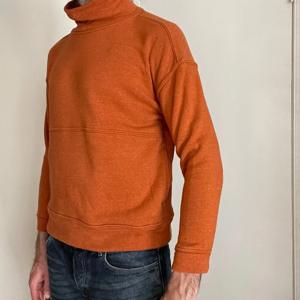 Merrell Dianthus Sweatshirt Women's Sz M Mock Neck Cozy Pockets Pullover